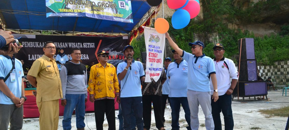 Pemdes bersama PT. Polowijo Gosari resmikan Wisata alam Setigi Sekapuk