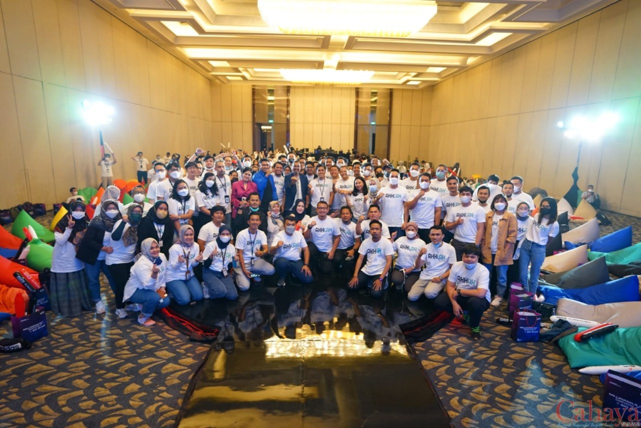 Generasi muda SIG, pada acara "Millennials Gathering SIG Group 2022" di Hotel Sheraton, Jakarta, Selasa (31/5).