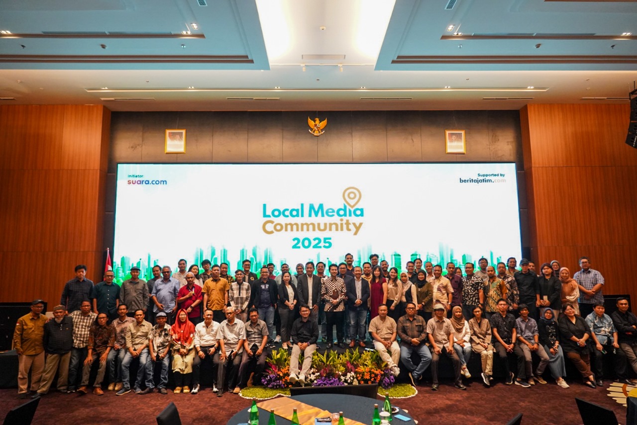 Lokal Media Comunity 2025 di ikuti oleh berbagai media lokal dari berbagai daerah